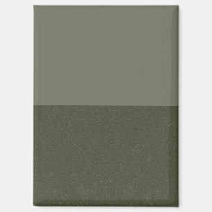 Custom Modern Magnet – Moss Green Duo Layers