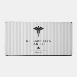 Custom Modern Medical School Doctor Graduation Desk Mat