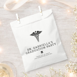 Custom Modern Medical School Doctor Graduation Favour Bag