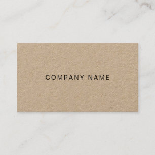 Custom Modern Minimalist Company Plain Luxury Business Card