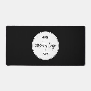 Custom Modern Minimalist Corporate Business Logo Desk Mat
