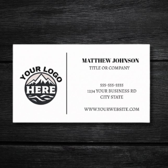 Custom Modern Minimalist Logo business cards  (Creator Uploaded)