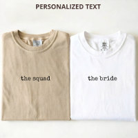 Custom Modern Minimalist Script Bride Bridesmaid