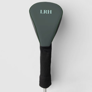 Custom Modern Monogram Sports Initial Golf Head Cover