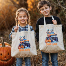 Custom Modern Monster Truck Ghoul Gang Halloween