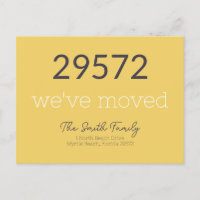Custom Modern New Home Address Moved