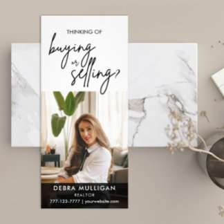 Custom Modern Real Estate Rack Card