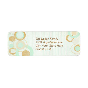 Custom Modern Return Address Labels