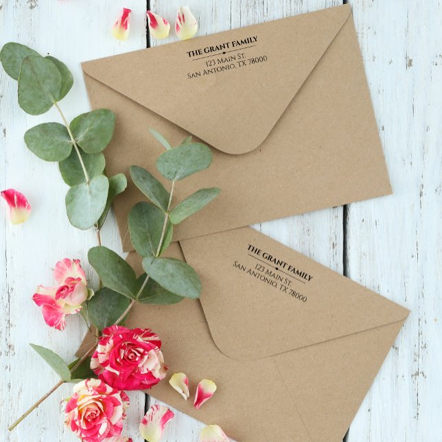 Custom Modern Return Address Self-inking Stamp (Creator Uploaded)