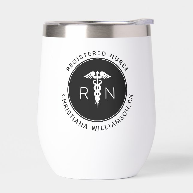 Custom Modern RN Nursing School Graduation  (Left)