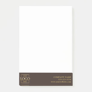 Custom Modern Simple Business Logo Professional Post-it Notes