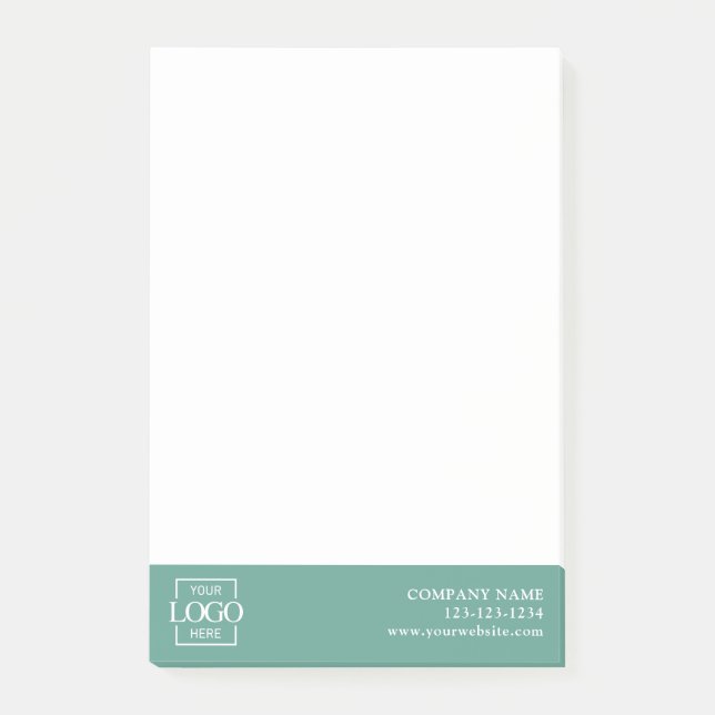Custom Modern Simple Business Logo Professional  Post-it Notes (Front)