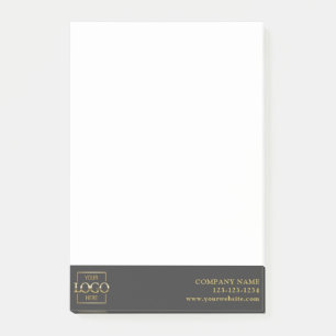 Custom Modern Simple Business Logo Professional Post-it Notes