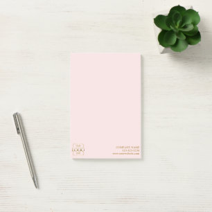Custom Modern Simple Business Logo Professional  Post-it Notes