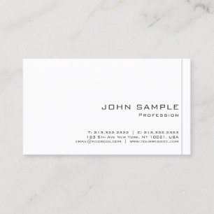 Custom Modern Sleek Template Semi Gloss Cute Business Card