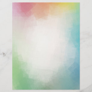 Custom Modern Stylish Colourful Blank Template Letterhead