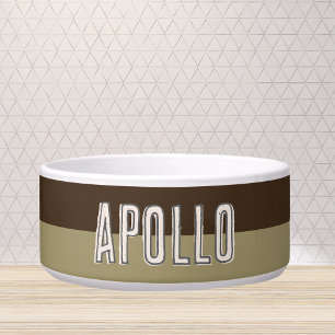 Custom Modern Two Tone Pet Name