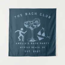 Custom Modern Weekend Bachelorette Beach Party