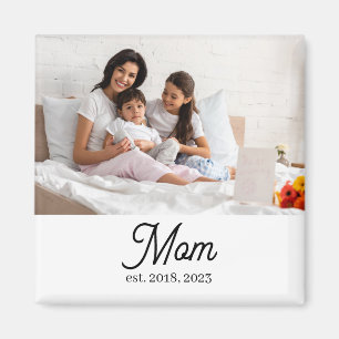 Custom Mom Established Magnet