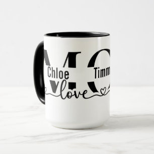Custom MOM Mug with Kids’ Names