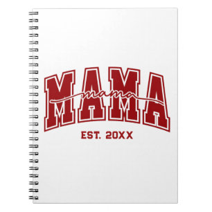 Custom Mommy Est.Year Personalized Mom Established Notebook