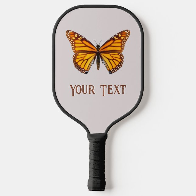 Custom Monarch Butterfly Pickleball Paddle (Back)