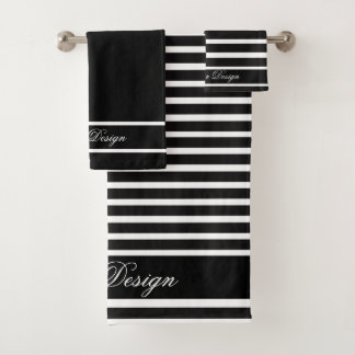 Custom Monochrome Home Towel Gift Set