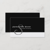 Custom Monogram 5 Business Card (Front/Back)