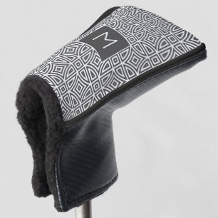 Custom monogram Abstract Pattern Golf Head Cover