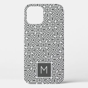 Custom monogram Abstract Pattern phone cases
