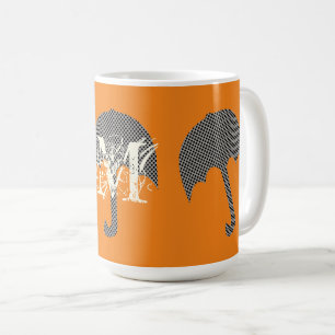 Custom Monogram Add Monogram Umbrella Mug