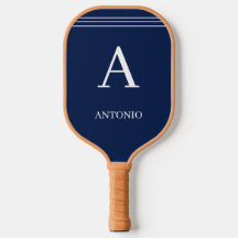 Custom Monogram and Name Navy Blue