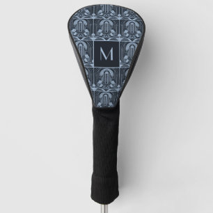 Custom Monogram Art Deco Golf Head Cover