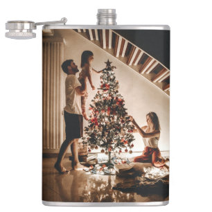 Custom Monogram Beer Flask