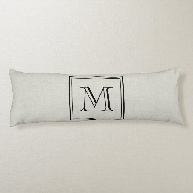 Custom Monogram Body Cushion (Back)