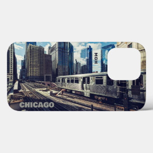 Custom Monogram Chicago USA iPhone 13 Pro Case