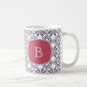 Custom Monogram Christmas Gift Mugs