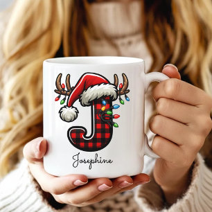 Custom Monogram Christmas Mug for Family Members