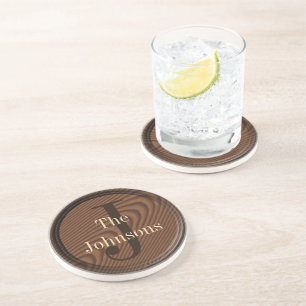 Custom Monogram Coaster
