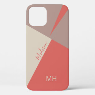 Custom monogram Colour Blocks phone cases
