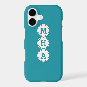 Custom monogram & colour phone cases