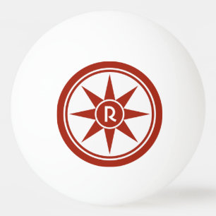 Custom monogram & colour ping pong balls