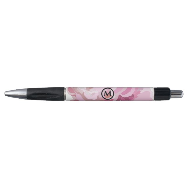 Custom Monogram Colourful Minimalist Stylish Pen (Front)