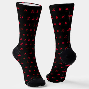 Custom Monogram Custom Colour Socks