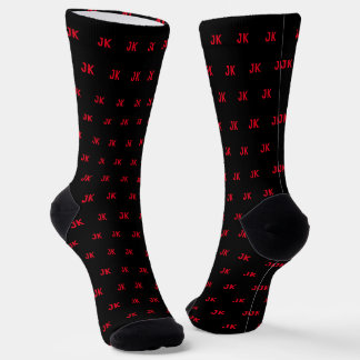 Custom Monogram Custom Colour Socks