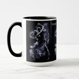 Custom Monogram Dancing Couple Mug