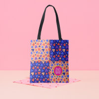 Custom Monogram Decora Kawaii Hearts Maximalist