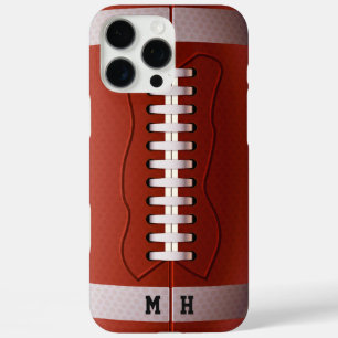 Custom monogram Football phone cases