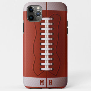 Custom monogram Football phone cases