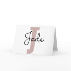 Custom Monogram Gift for Names Starting with J 